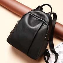 2020 Winter All-match Women Backpack Real Leather High Quality Ladies Pretty Sty - £79.57 GBP