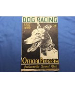 Vintage 1939 Greyhound Racing Program -JACKSONVILLE  KENNEL CLUB TRACK 3... - £22.26 GBP