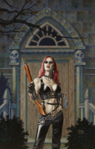 Clyde Caldwell Signed Vampire Deirdre Print / Habeas Corpses Book Cover Art - $59.39