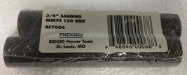 Ridgid 2-Pack 3/4&#39;&#39; Fine Sanding Sleeves 150 Grit AC7004 - £5.25 GBP