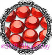 1440 of 3MM - Light Siam - RED - Rhinestones Iron on Hot Fix 10 gross - ... - $5.99