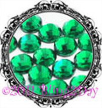 1440 of 3MM - EMERALD - Green - Rhinestones Iron on Hot Fix 10 gross - 1... - £4.71 GBP