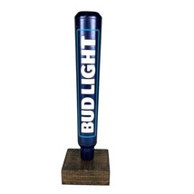 Bud Light Aluminum Logo Metal Draft Beer 12&quot; Tap Handle Bar Mancave - £23.35 GBP