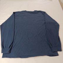 Gildan Heavy Cotton BLUE LIVES MATTER Men's Blue T-Shirt Long Sleeve Size Large image 2