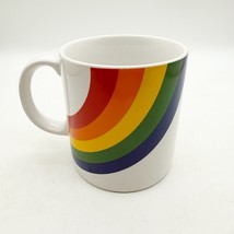 Rainbow Mug FTD Vtg 1980s Ceramic Coffee Tea Mug Pride Made in Korea - $19.99