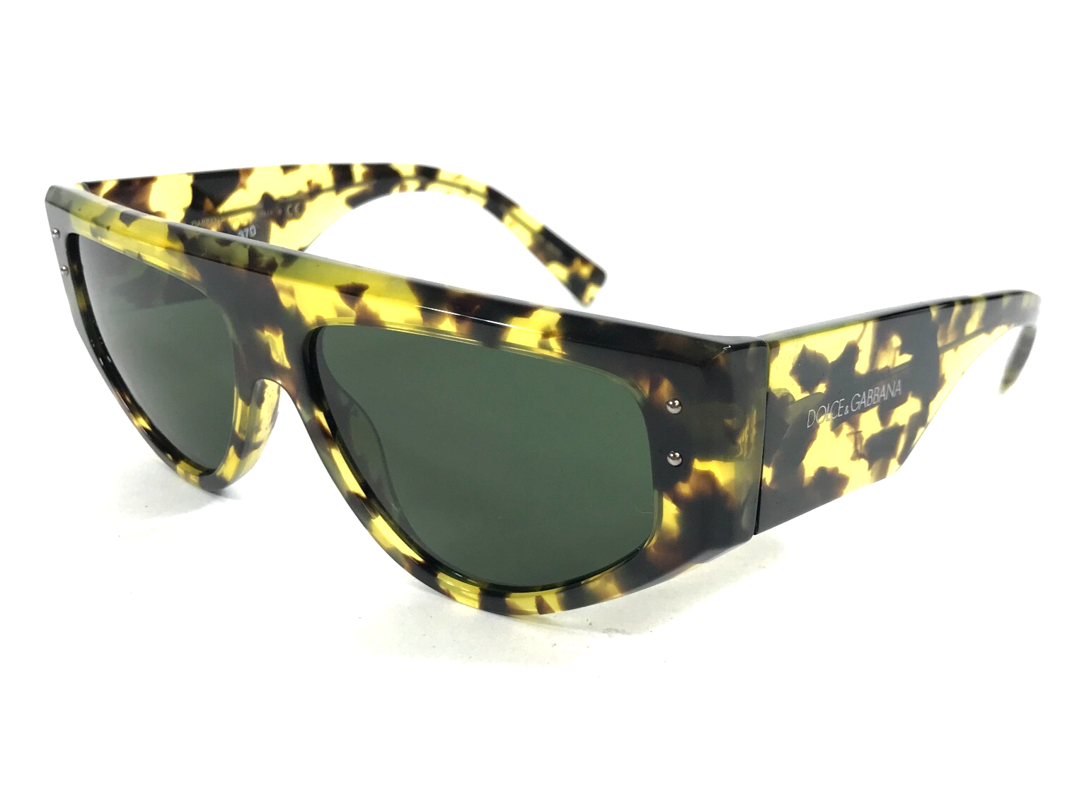 Dolce &amp; Gabbana Sunglasses DG4461 3433/71 Havana Yellow Frames Dark Gree... - $173.24