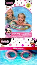 What Kids Want Disney Junior - Minnie Swim Goggles + Swim Ring (Set of 2) - £11.90 GBP