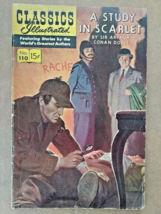 Classics Illustrated 110 A Study In Scarlet 1953 - £9.46 GBP