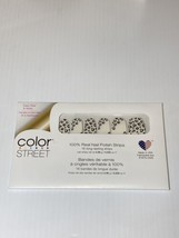 Color Street Nail Polish Strips Spot On Leopard Print Clear Overlay - £3.16 GBP