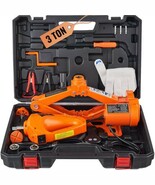 Electric Car Jack, 3 Tons /6600 lbs Scissor Jack with Electric Impact Wr... - $138.68