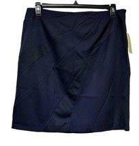 michael kors blue Tulle mesh detail mini skirt Size 12 - $28.70