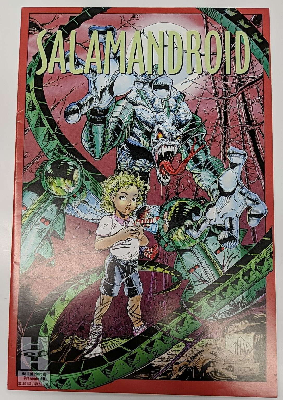Hall Of Heroes #0 Salamandroid By Ethan Van Sciver Slingers Fuzz HTF 1997 - $49.49