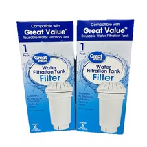 2 Pack Great Value Water Filter Replacement for Filtration Tank GVRWFT B... - $18.76