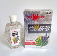 Eagle Brand Medicated Oil (Aromatic-Lavender Eucalyptus) 24ml 鹰标德国风油精(薰衣... - $7.69