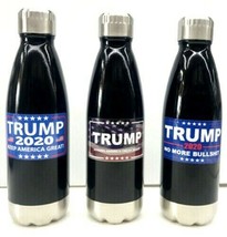 Trump Stainless Steel Personal Thermos 16 oz. Hot Cold Beverage Bottle New! - $19.95