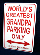 Greatest Grandpa - *Us Made* - Embossed Metal Sign - Man Cave Garage Bar Decor - $15.75