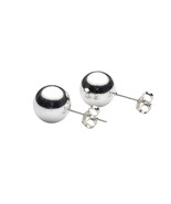 Sterling Silver Ball Stud Earrings .925 - High Polish 2mm-12mm - £2.23 GBP