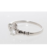 Sterling Silver Clear Cubic Zirconia Claddagh CZ Band Ring size 3 4 5 6 ... - $11.37