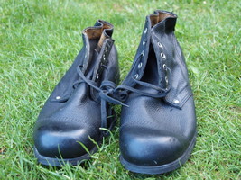 Vintage Soviet Ussr Russian Army Soldier Combat Leather Boots Size 42 Kerzak - £3,711.43 GBP
