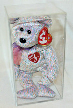 2001 “SIGNATURE BEAR” SPARKLED EMBROIDERED HEART ON CHEST 8.5” PROTECTIV... - $8.00