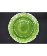 Pier 1 Imports Carmelo Green Rustic Crackle Melamine 9&quot; Plate Replacement - €12,84 EUR
