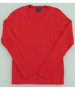 Tommy Hilfiger Women&#39;s V-Neck Cotton Sweater Size Large - $19.00