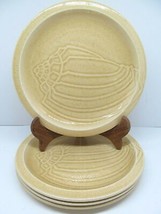 Franciscan Sea Sculptures Sand &quot;The Conch&quot; 9 1/8&quot; Luncheon Plate Set Of 4 Plates - £27.73 GBP