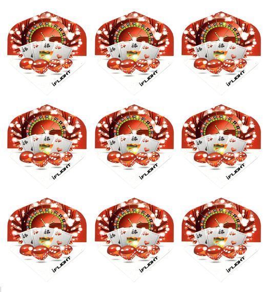 iFlight Casino Standard Wide Dart Flights 100 micron - 3 sets (9 flights) - $4.93