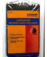 Champ Golf Trolley Superior Scorecard Holder. Holds golf Balls Tees and ... - $171.44 MXN