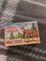 Vintage Marx Animal Kingdom Mule Deer with Box, 60&#39;s era, collectible toy - $23.36