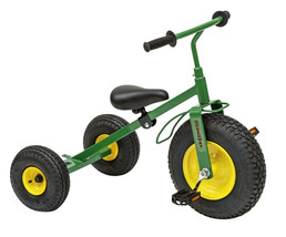BIG KIDS FARMER GREEN TRICYCLE - Heavy Duty Trike Bike Amish Handmade in... - $347.99