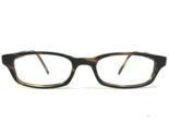 Vintage Oliver Peoples Eyeglasses Frames Zuko coco Brown Horn Rim 50-19-143 - $93.42