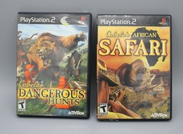 Lot of 2 Cabela&#39;s Dangerous Hunts &amp; Cabela&#39;s African Safari (PlayStation 2) Test - £11.67 GBP