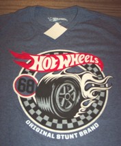 Vintage Style HOT WHEELS Original Stunt Brand  T-Shirt MENS LARGE NEW w/... - £15.86 GBP