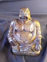 Old Carved Wood Wooden Buddha God Statue Man Carving Asian Art Sculpture... - £47.73 GBP