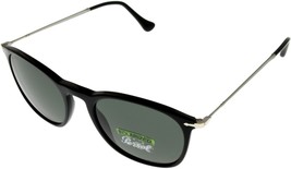 Persol Sunglasses Unisex Black Polarized PO3124S 95/58 - £161.04 GBP