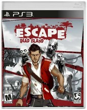 Sony PS3 Escape Dead Island Video Game action adventure horror zombie combat gun - £5.70 GBP