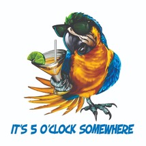 It&#39;s 5 O&#39;clock Somewhere Pool, Bar Man Cave Sticker Decal Bumper Sticker - £2.86 GBP+