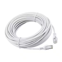 Long White Ethernet Network Cable - Cat6A   Patch Cord - High Speed Inte... - $6.93