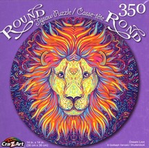 Dream Lion - 350 Round Piece Jigsaw Puzzle - £9.48 GBP