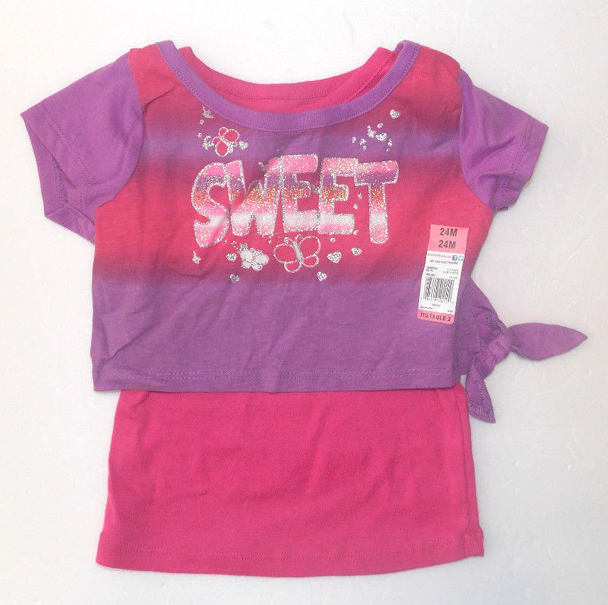 Garanimals Toddler Girls T-Shirt Sweet Size 24 Months NWT - $7.99