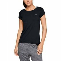 Under Armour HeatGear Athletic Fit Shirt Women Black Metallic Silver Siz... - $80.12 MXN Under Armour HeatGear Athletic Fit Shirt Women Black Metallic Silver Siz... - $80.12 MXN