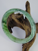 57.00X50.30mm Oval Shape Natural Burma Jadeite Jade Bangle Bracelet # 193 carat - £959.22 GBP