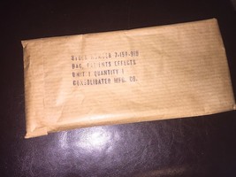 WWII WW2 US Army PATIENT&#39;s EFFECTS BAG, In original packing MILITARY 193... - $26.72