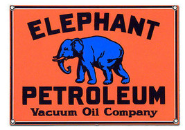 Elephant Petroleum Metal Sign ( 17&quot; ny 11&quot; ) - £24.97 GBP