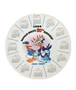 Disney Collection Vintage 1984 Calendar 50th Anniversary Happy Birthday Plate - $9.90