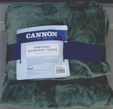 Cannon 50" X 60" Embossed Micro Mink Throw - Brand New - Super Soft - Pretty - $24.74