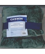 Cannon 50&quot; x 60&quot; Embossed MicroMinkThrow - BRAND NEW - SUPER SOFT - PRETTY - £19.34 GBP
