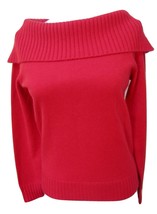 EUC-JONES New York Signature True Red 100% Cashmere Shawl Collar Sweater-Size P - £23.35 GBP