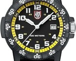 Luminox Leatherback SEA Turtle Giant Outdoor Watch 44 mm Black White Yellow - $344.95